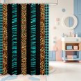 thumbnail image 2 of Erosebridal Chic Animal Print Shower Curtain 72Wx84L,Classic Cheetah Bathroom Shower Curtain, 2 of 5