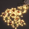 thumbnail image 7 of Skksst Christmas String Light USB/ Battery Operated Window Curtain Haning Fairy Light With DIY Ornaments, 7 of 7