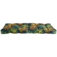 thumbnail image 5 of Blazing Needles 51-inch by 19-inch Tufted Patterned Outdoor Spun Polyester Loveseat Cushion, 5 of 5