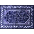 thumbnail image 1 of Ahgly Company Indoor Rectangle Persian Blue Traditional Area Rugs, 4' x 6', 1 of 4