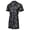 1Pack:Dark Gray, variant on TANBOM Men's Floral Lace Short Sleeve Open Front Belted Kimono Sleepwear Robe, Blue, 1-Pack, M