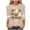 Beige_1, variant on Godom Women's Halloween Pumpkin Shirts Casual 3/4 Sleeve Ghosts Graphic Tees Round Neck Fall Trendy Clothes