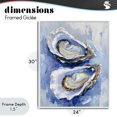 thumbnail image 4 of Stupell Industries Tropical Oysters On The Half Shell White Framed Giclee Art, 24 x 30, by Creative Studio, 4 of 8