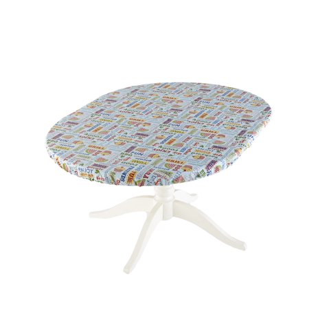 

Outdoor Table Cover - Summer Themed Tablecloth - BBQ Oval