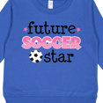 thumbnail image 3 of Inktastic Future Soccer Star Girls Toddler Sweatshirt, 3 of 4