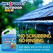 مركز إزالة بقع الطحالب والعفن والفطريات والطحالب من Wet & Forget للاستخدام الخارجي، 128 أونصة