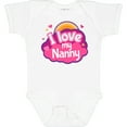 thumbnail image 3 of Inktastic I Love My Nanny Grandchild Girls Baby Bodysuit, 3 of 5