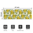 thumbnail image 5 of Yellow Lemon Fruit Clusters White Pattern Door Rugs,Washable Non Slip Door Mats Indoor,Decorative Door Mats,Entry Mat Indoor for Entrance,Bedroom,Kitchen,Bathroom,16"x47", 5 of 6