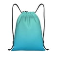 thumbnail image 1 of Fotbe Teal Turquoise Bolsa Mochila con Cordón Estampada, Bolsa de Gimnasio Deportiva, Bolsa Cinch, Bolsa con Cordón para Hombres y Mujeres-Medium, 1 of 6