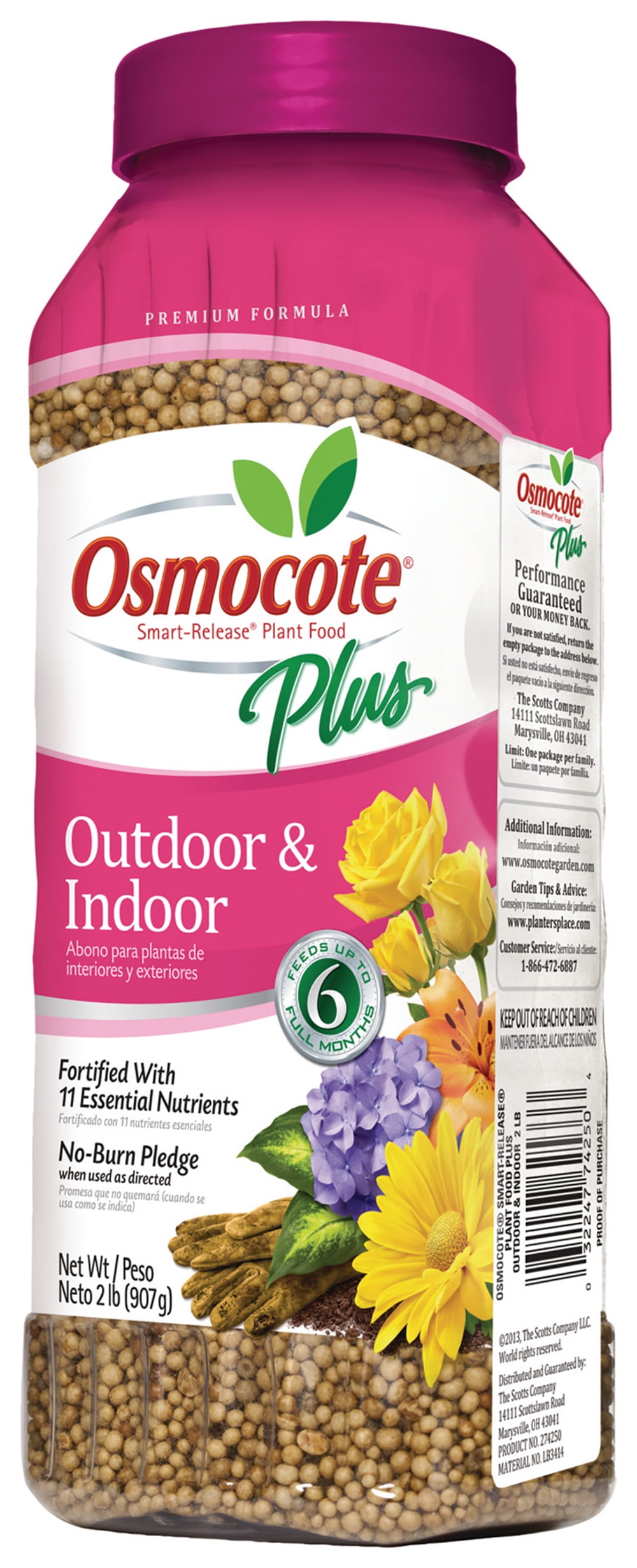Osmocote SmartRelease Plant Food Plus Outdoor & Indoor, 2 lb
