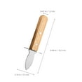 thumbnail image 2 of LITINKIMI Clam Shucker for Home Cooks with Multi Use Stainless Steel Design 1Pcs, 2 of 8