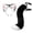 B, variant on Leeye Halloween Black White Animal Tail and Headband Set, Cosplay Ears and Tail Accessory Kit for Party Role Play, Black White, One Size, 0.35 lb