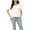 White, variant on Xixinqiwan Short Sleeve Shirt for Women Solid Round Neck T Shirts Summer Casual Loose Basic Tee Tops