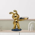 thumbnail image 3 of Bandeja de almacenamiento Estatua Escultura Adorno decorativo moderno Regalo Llavero para Dorado, 3 of 9