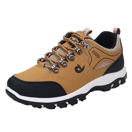 

HGWXX7 Stylish Shoes Men Good Arch Support Easy To Put On Work Shoes Breathable And Light NonSlip Shoes Outdoors Comfy Sneakers