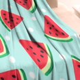 thumbnail image 3 of Summer Watermelon Blanket,Comfortable Soft Flannel Throw Blanket,All Season,Warm Lightweight Blankets for Sofa Bed Couch Living Room Chair,30"x40"(80x100cm), 3 of 4