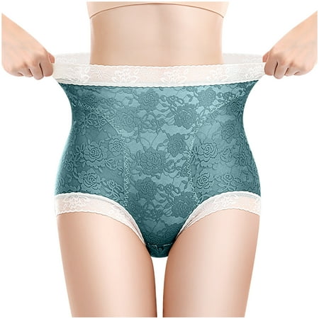 

Lilgiuy Women s Summer Lace Abdomen High Waist And Hip Lift Comfortable Body Sculpting Briefs 2022 Fall Winter
