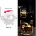 thumbnail image 3 of 12 Pieces Ice Ball Mold Set Cube Shape for Giant Round Ice Cubes for Whiskey, Cocktails, Juice, Candy, Jelly, Summer Drink, Cold Non-Alcoholic DrinksR, 3 of 5