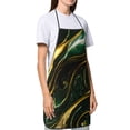 thumbnail image 4 of Disketp Green Marble Kitchen Apron with adjustable Aprons for Women with Pockets Cooking Powder Pink Apron, 4 of 7