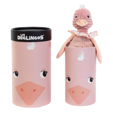 Les Deglingos Big Simply Plush Animal In Tube | Pomelos the Ostrich price history on PriceWatchPro