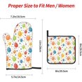 thumbnail image 2 of Easter Oven Mitts and Pot Holders Sets 4 pcs, Kitchen Oven Gloves Heat Resistant BBQ Gloves Non Slip for Chef, 2 of 6