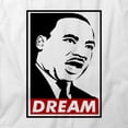 thumbnail image 2 of Dream MLK Jr T-Shirt | Justice Equality White Tee Gift, 2 of 5