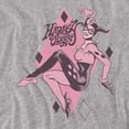 thumbnail image 2 of DC Harley Quinn Women's T Shirt, Athletic Heather, Small, 2 of 6
