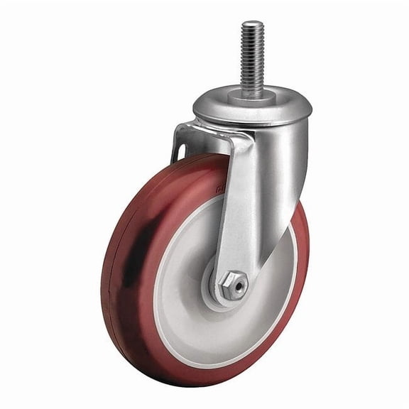 Colson Stem Caster,5"dia,Polyurethane,250lb 2.05254.95