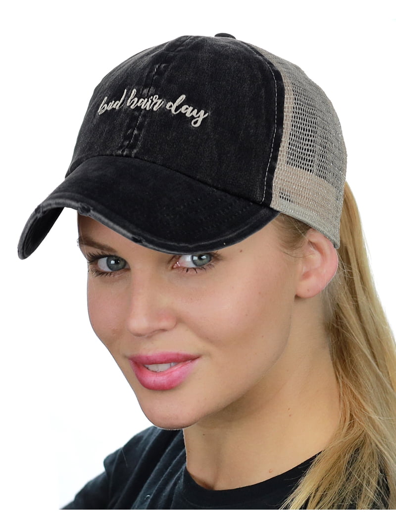Ponyflo Ponytail Messy High Bun Embroidered Adjustable  display picture 2