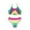 hwj# Green55, variant on Huowey Girls Swimsuit Stylish Two Tie Dye Bikini Set Ruffle Rainbow Gradient Flounced Tankini Swim Wear Popular Swimsuit,Green,13-14 Years
