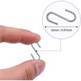 thumbnail image 2 of Conectores de ganchos Mini S de 150 piezas Gancho en forma de S de metal, 2 of 5