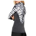 thumbnail image 2 of We The Free Womens Psychedelic Jersey Tie-Dye Turtleneck Top, 2 of 3