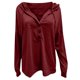 thumbnail image 5 of Mujeres Otoño Invierno Casual Botón sólido Cordón Sudadera con capucha Tops Fridja  hj4919, 5 of 6