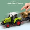 thumbnail image 4 of Friction-Powered Farmer Tractor Toy, Realistic Farm Vehicle with Detachable Parts, Durable Plastic Construction Truck Toy Small Vehicle Model Car, Gift for Boys Girls, 4 of 7
