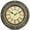Gold-10", variant on VOCOO Vintage Wall Clock, 10-Inch Quartz Battery Operated Retro Silent Non-Ticking Decorative Wall Clock for Home, Office