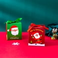 thumbnail image 4 of 10pcs Paper Packing Gift Boxes Bag Xmas Presents Favor Boxes Candy Box Ribbon Christmas Party Favors Packaging, 4 of 14