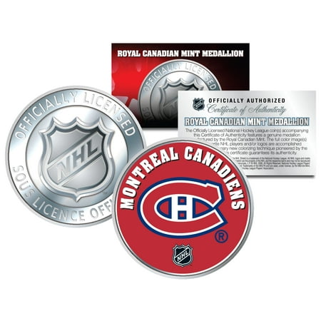 MONTREAL CANADIENS Royal Canadian Mint Medallion NHL Colorized Coin * LICENSED