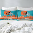 thumbnail image 4 of Erosebridal American Football City Bed Sheets Set Queen Size, Eat Sleep Bed Sheets Queen, Soccer Lover Queen Sheet Sets, Ultra Soft Room Decor, 4-Piece, 4 of 7