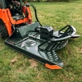 thumbnail image 2 of Titan Attachments 72" USA Made Rotary Skid Steer Brush Cutter Attachment, Eaton Direct Drive Hydraulic Motor Mid-Flow 22-30 GPM, AR500 Replaceable Steel Blades, Mulching Teeth, Push Bar, 2 of 10