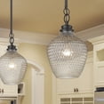 thumbnail image 4 of Adeline Pendentif 1-Lumière en Or Brossé Moderne et Verre Clair, 4 of 7
