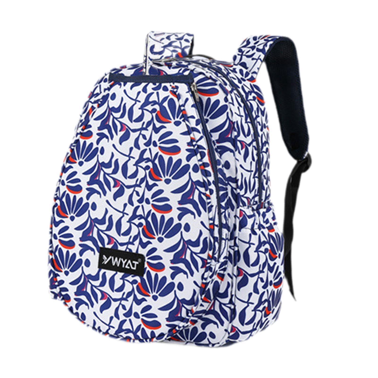 Baoblaze Tennis Backpack Sport Bag Tennis Bag for Tennis Racket Squash Racquet White