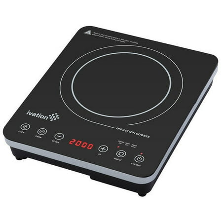 Ivation 12.6 Electric Induction Cooktop with 1 Burner - Walmart.com