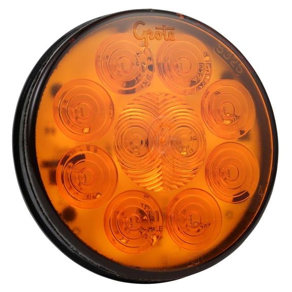 Grote 53553 SuperNova 4" 10-Diode Pattern LED Stop Tail Turn Light - Hard Shell Connector, Auxiliary Turn