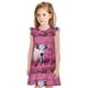 thumbnail image 1 of Fotbe Flower Field Cow Vestido de Dormir para Niñas de 3 a 10 Años, Mangas Cortas, Estilo Princesa, Pijama Camisón con Mangas Voladas-Large, 1 of 6