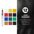 thumbnail image 2 of Sakura Koi Pocket Field Sketch Kit - Watercolor Sets for Painting On the Go - 12 Colors - 1 Water Brush - 1 Sponge - 1 Palette, 2 of 8