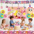 thumbnail image 6 of 35Pcs Kirby Birthday Party Supplies, Kirby Party Decoration Set - Kirby Birthday Decorations Banners Backdrop Tablecloth Balloons Cake Toppers etc. Kirby Party Supplies, 6 of 7
