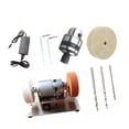 thumbnail image 1 of Colaxi Mini Bench Grinder Bench Grinding Tool DIY Supplies Multifunction Sturdy Benchtop Sander Polisher for Tabletop Edge Polishing D, 1 of 8
