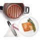 thumbnail image 1 of Barbacoa antiadherente de silicona para horno y lavavajillas, parrilla para barbacoa, olla de cocción lenta, estante de refrigeración, accesorios para barbacoa (1 pieza, rojo) LingWen 1327533405720, 1 of 1