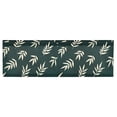 thumbnail image 6 of Yayeee Kitchen Valance Rod Pocket 54" x 18" Living Room Window Curtain, Beige Leaves, 6 of 6