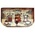 thumbnail image 5 of Kashi Home Kitchen Rug, Area Rug, Mat, Beautiful Print Non-Skid Latex Back Cappuccino 18x30 Rectangle, 5 of 5